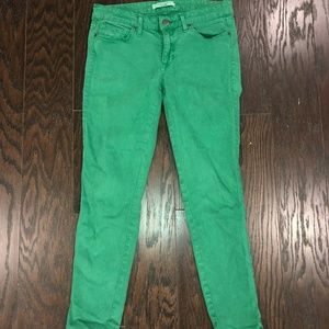 Rich & Skinny Green Cropped Jeans